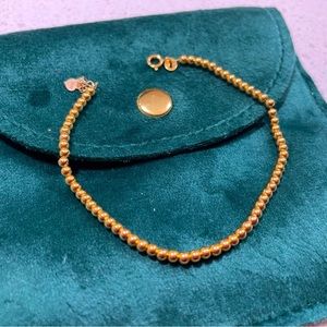 18k real gold bracelet